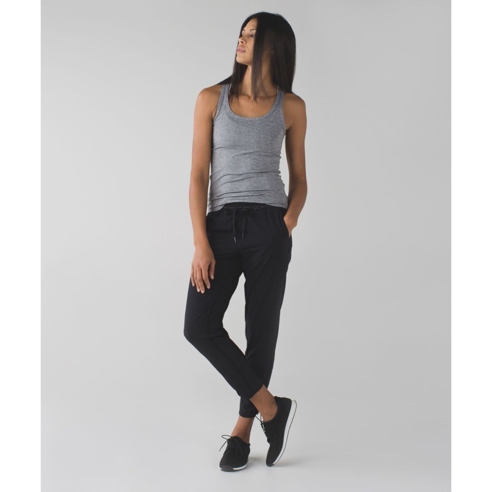 LULULEMON &go On The Go Jogger Black Trouser Joggers 4